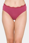 Candyskin Medium Rise Full Coverage Bikini Panty - Light Wine — thumbnail 1